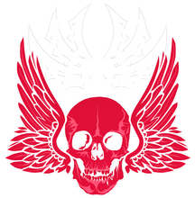 Charger l'image dans la galerie, Homme T-Shirt Tête de mort crâne skull ailes shipmaster