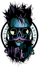 Charger l'image dans la galerie, Femme T-Shirt hipster skull Tête de mort barbe et moustache crâne lunette ronde suprême
