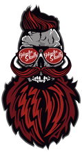 Charger l'image dans la galerie, Homme T-Shirt Tête de mort hipster skull crâne à barbe et moustache dominateur