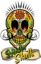 Charger l'image dans la galerie, Homme T-Shirt tete de mort mexicaine hipster skull crane mexican banderole moustache sweet