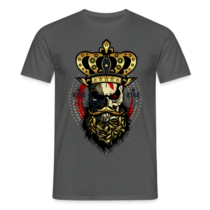 T-shirt Homme Patriotic Skulls Manches Courtes Noir Coton Gravity Trading - Neuf Avec étiquettes