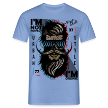 Charger l'image dans la galerie, T-shirt Tête de mort Homme Hipster Urban Style - carolina blue
