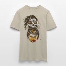 Charger l'image dans la galerie, T-shirt Tête de mort Homme Life makes different - beige sable
