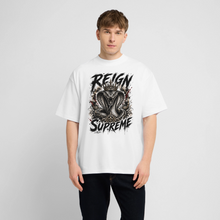 Charger l'image dans la galerie, T-shirt musculation motivation Reign supreme cobra - blanc
