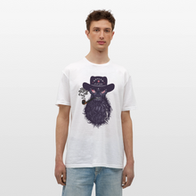 Charger l'image dans la galerie, T-shirt Tête de mort Homme Hipster Outlaw - blanc
