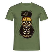 Charger l'image dans la galerie, T-shirt Tête de mort Homme Money - vert militaire
