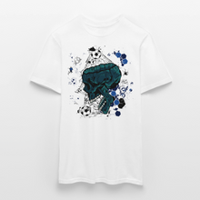 Charger l'image dans la galerie, T-shirt Tête de mort Homme Skull Soccer - blanc
