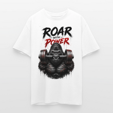 Charger l'image dans la galerie, T-shirt Musculation Gorilla Power – Fitness, Bodybuilding et Force Animale | Hipster Skulls - blanc
