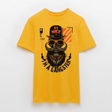 Charger l'image dans la galerie, T-shirt Tête de mort Homme I'm a Gangster - jaune
