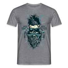 Charger l'image dans la galerie, T-shirt Tête de mort Homme Freedom - graphite chiné
