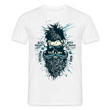 Charger l'image dans la galerie, T-shirt Tête de mort Homme Freedom - blanc

