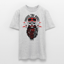 Charger l'image dans la galerie, T-shirt Tête de mort Homme Legendary Hipster - gris chiné
