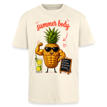 Charger l'image dans la galerie, T-shirt Musculation Humour Homme – Summer Body Ananas Bodybuilder | Fitness Été - crème
