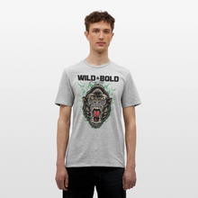 Charger l'image dans la galerie, T-shirt Tattoo old school Homme Gorille Wild &amp; Bold - gris chiné
