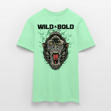 Charger l'image dans la galerie, T-shirt Tattoo old school Homme Gorille Wild &amp; Bold - vert menthe
