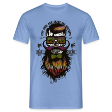 Charger l'image dans la galerie, T-shirt Tête de mort Homme Keep cool - carolina blue
