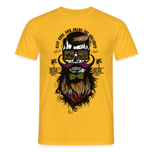 Charger l'image dans la galerie, T-shirt Tête de mort Homme Keep cool - jaune
