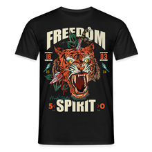 Charger l'image dans la galerie, T-shirt Tattoo old school Homme Freedom Spirit - noir
