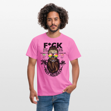 Charger l'image dans la galerie, T-shirt Tête de mort Homme Fuck Off - rose
