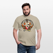 Charger l'image dans la galerie, T-shirt Tattoo old school Homme My strenght and my courage - beige sable
