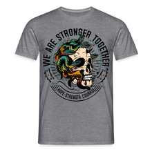 Charger l'image dans la galerie, T-shirt Tattoo old school Homme We are stronger together - graphite chiné
