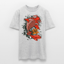 Charger l'image dans la galerie, T-shirt Tattoo old school Homme Koi Fish - gris chiné
