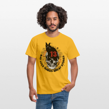 Charger l'image dans la galerie, T-shirt Tattoo old school Homme Bad luck 13 - jaune
