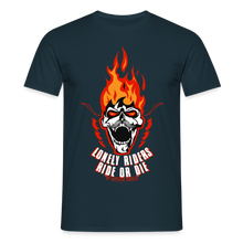 Charger l'image dans la galerie, T-shirt Homme Motorcycle Lonely Riders - marine
