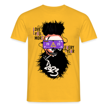 Charger l'image dans la galerie, T-shirt Tête de mort Homme Love you - jaune
