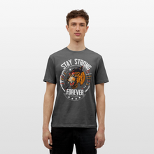 Charger l'image dans la galerie, T-shirt Tattoo old school Homme Stay strong tiger - charbon
