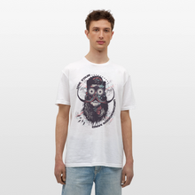 Charger l'image dans la galerie, T-shirt Tête de mort Homme Use your unconscious mind - blanc
