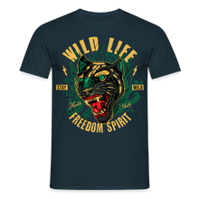 Charger l'image dans la galerie, T-shirt Tattoo old school Homme Wild Life - marine
