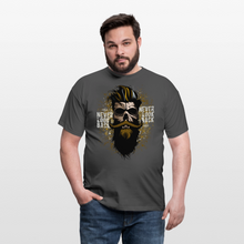 Charger l'image dans la galerie, T-shirt Tête de mort Homme Never Look Back - charbon

