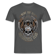 Charger l'image dans la galerie, T-shirt Homme Motorcycle Vintage Aigle - charbon
