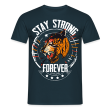 Charger l'image dans la galerie, T-shirt Tattoo old school Homme Stay strong tiger - marine
