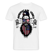 Charger l'image dans la galerie, T-shirt Tête de mort Homme American Vibes - blanc
