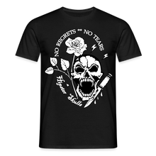 Charger l'image dans la galerie, T-shirt Tattoo old school Homme No regrets No tears - noir
