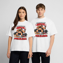Charger l'image dans la galerie, T-shirt Musculation Humour – « Je ne suis pas gros, je suis en prise de masse » | Bodybuilding Fitness - blanc
