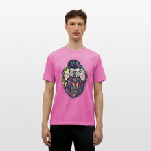 Charger l'image dans la galerie, T-shirt Tête de mort Homme Hipster Skulls Peace - rose
