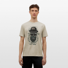 Charger l'image dans la galerie, T-shirt Tête de mort Homme Keep Going - beige sable
