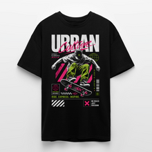 Charger l'image dans la galerie, T-Shirt Skateur homme Oversize – Design Urban culture - noir
