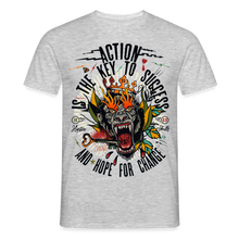 Charger l'image dans la galerie, T-shirt Tattoo old school Homme Gorille Tattoo action - gris chiné
