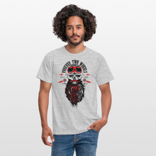 Charger l'image dans la galerie, T-shirt Tête de mort Homme Legendary Hipster - gris chiné
