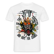 Charger l'image dans la galerie, T-shirt Tattoo old school Homme Gorille Tattoo action - blanc
