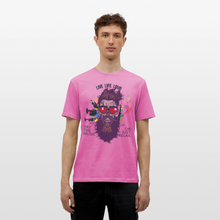 Charger l'image dans la galerie, T-shirt Tête de mort Homme Live Life Loud - rose
