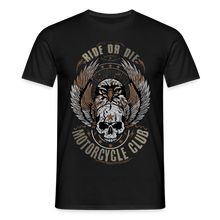 Charger l'image dans la galerie, T-shirt Homme Motorcycle Vintage Aigle - noir
