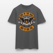 Charger l'image dans la galerie, T-shirt Motorcylce Homme Aigle King oh the road - charbon
