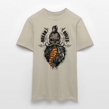 Charger l'image dans la galerie, T-shirt Tête de mort Homme Break Rules 2 - beige sable
