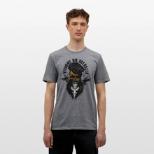 Charger l'image dans la galerie, T-shirt Tête de mort Homme Victory or Valhalla - graphite chiné
