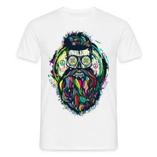Charger l'image dans la galerie, T-shirt Tête de mort Homme Hipster Skulls Peace - blanc
